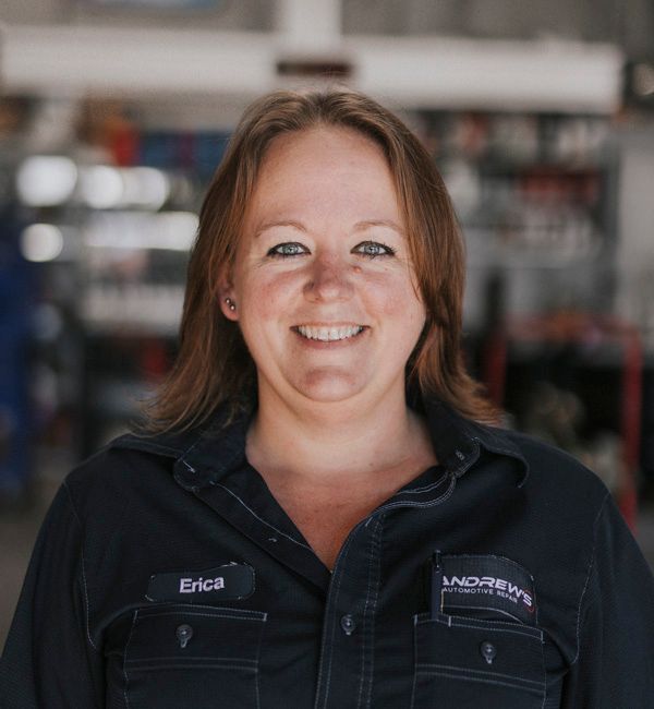 Erica, service advisor at Andrew's Automotive Repair