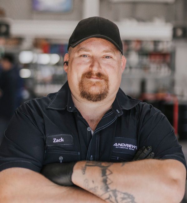 Zack, technician at Andrew's Automotive Repair